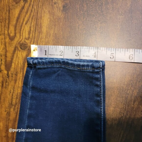 Levi's Jeans 28 Super Skinny 710 Mid Rise Medium Dark Wash Stretch Western - Picture 11 of 13